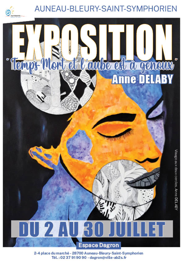 exposition personnelle Espace Dagron Auneau du 2 au 30 juillet 2025 Vernissage le 3 juillet à 17h.